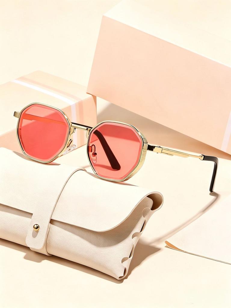 Small round frame fashion flat mirror versatile plain face white temperament trend new popular high-end frame glasses