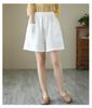 Damen Übergröße Sommer Leinen Baumwolle Shorts - Neuer 2025 Casual Stil
