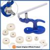 Pressure Repair Press Tool Watch Back Closer Watchmaker Tools Case Crystal Glass Hand-tools with 12 Plastic Dies Kits