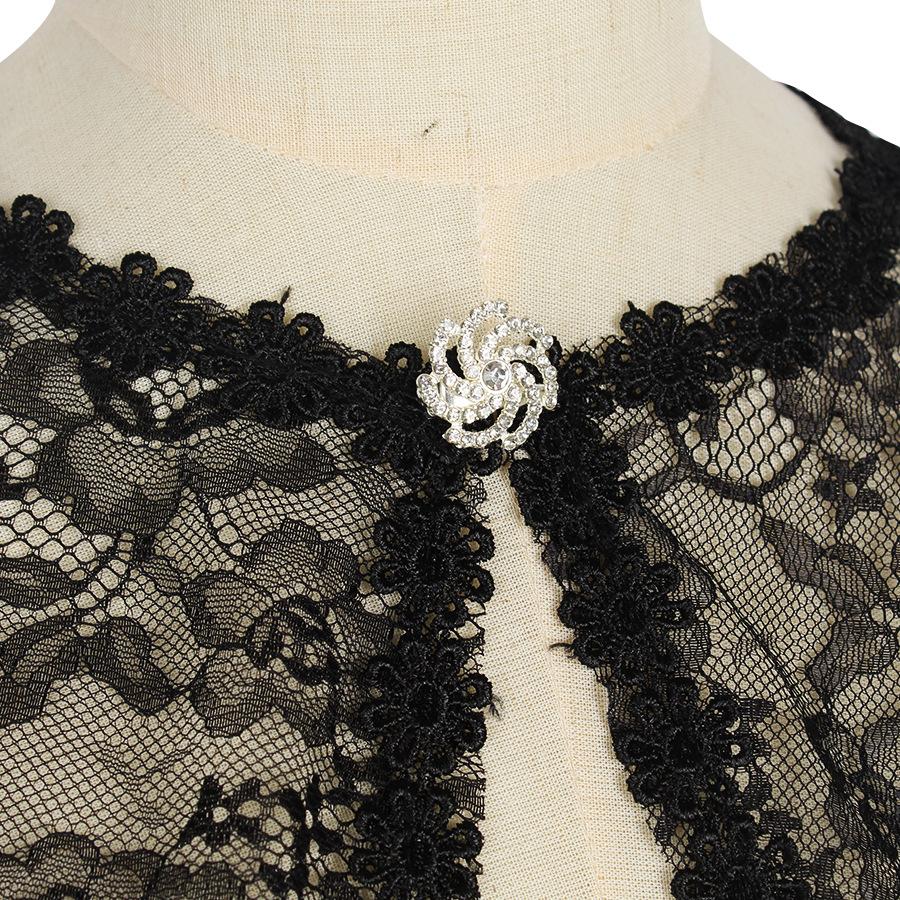 Diamond Lace Cape Coat Female Cape Shoulder With A Small Cape Summer Hundred With Thin Bridal Gown With Cardigan