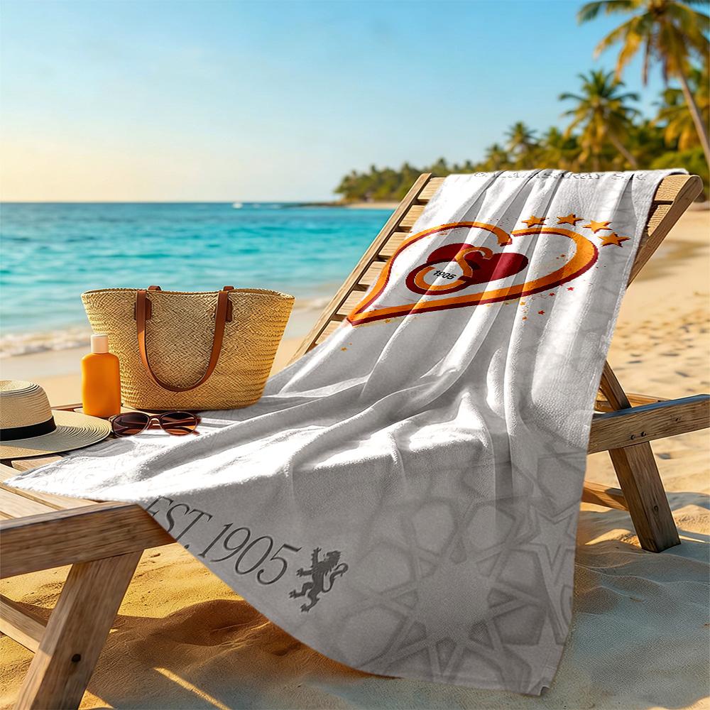 Galatasaray Beach Towel Super Soft & Absorbent Comfortable Lightweight