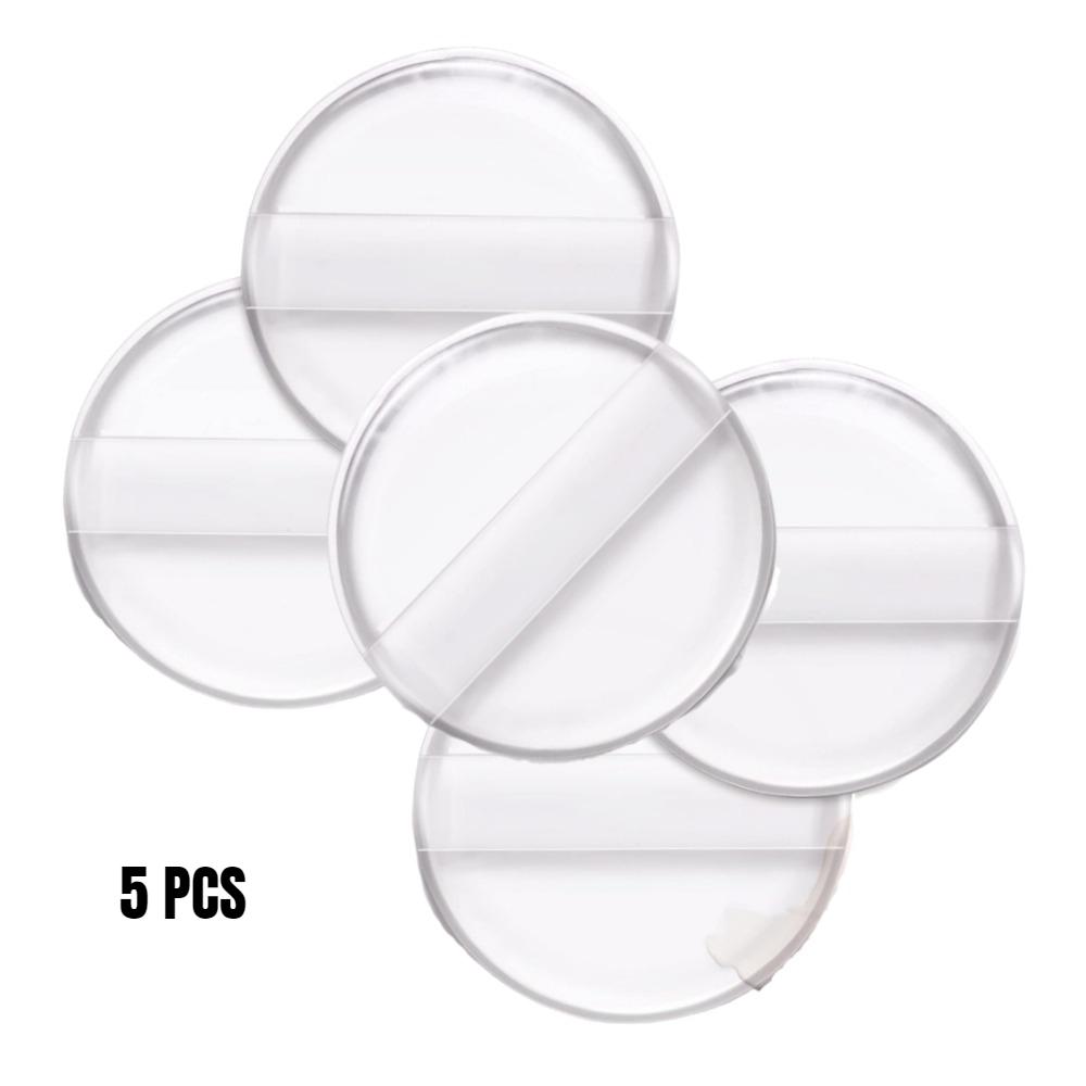 1-5 Stück Silikon Kosmetikpuffer Weicher Make-up-Schwamm Schönheits-Schwamm für Flüssigfoundation BB Cream Puderquaste Make-up Zubehör