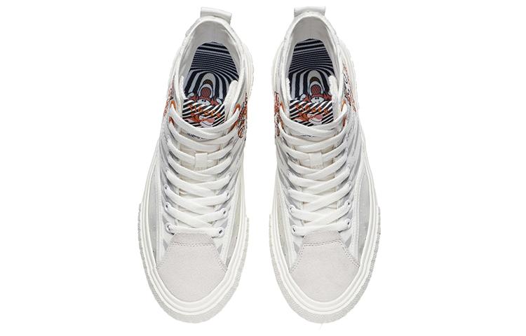 Li Ning Classic Canvas Hi X Disney Tigger 'White' Women's AGCS334-1