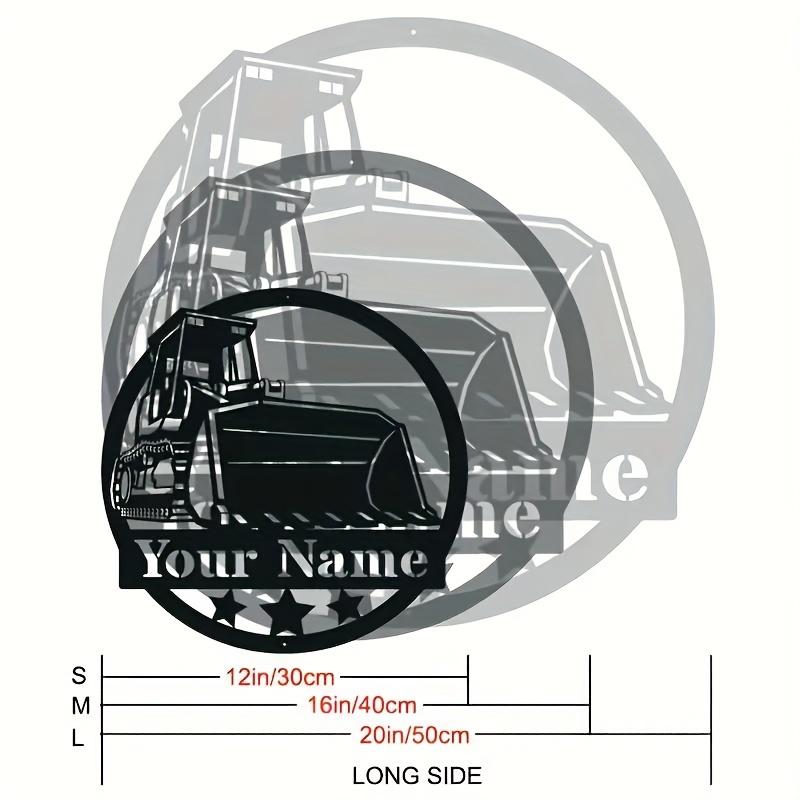 

Metal Bulldozer Wall Art Construction Vehicle Decor Heavy Duty Metal Sculpture for Home Garage Man Cave Gift