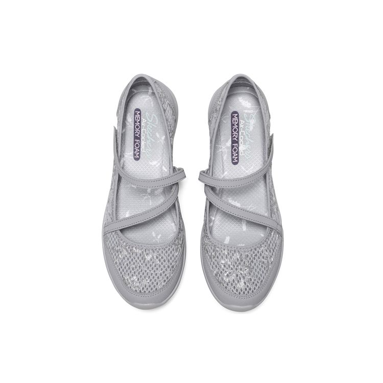 Skechers Scarpe Piatte Casual da Donna Scarpe Piatte da Donna 100022-GRY