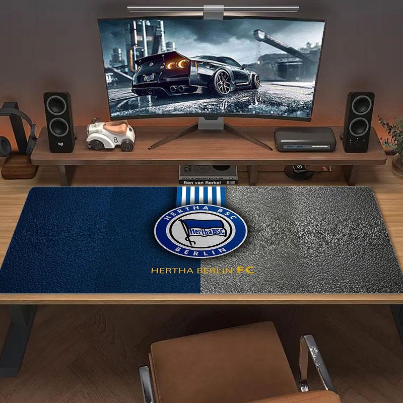 Hertha BSC Large Size Mouse Pad Large Gaming Table Cushion Non-slip Laptop Tablet Big Mousepad XXL Mat Mini PC Playmat With Lock edge