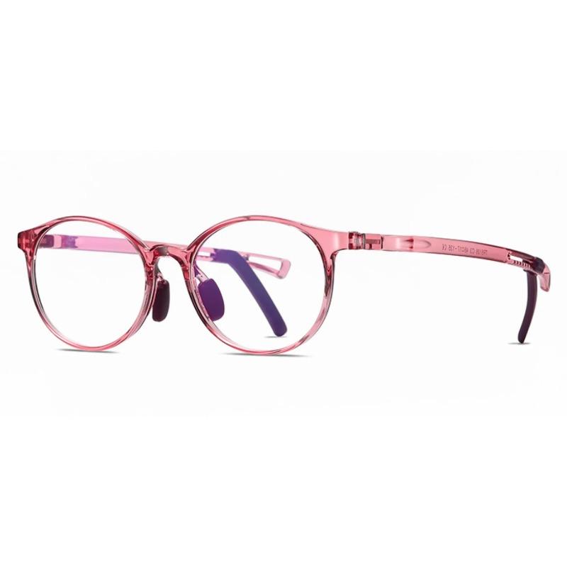 Kids Anti Blue Light Glasses for Children Boys Girls Transparent Round Frame Clear Lens Computer Phone Eyewear