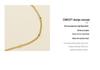 Gold-Plated Geometric Wing Pendant Necklace: Japanese-Korean Design with Titanium Steel Clavicle Chain