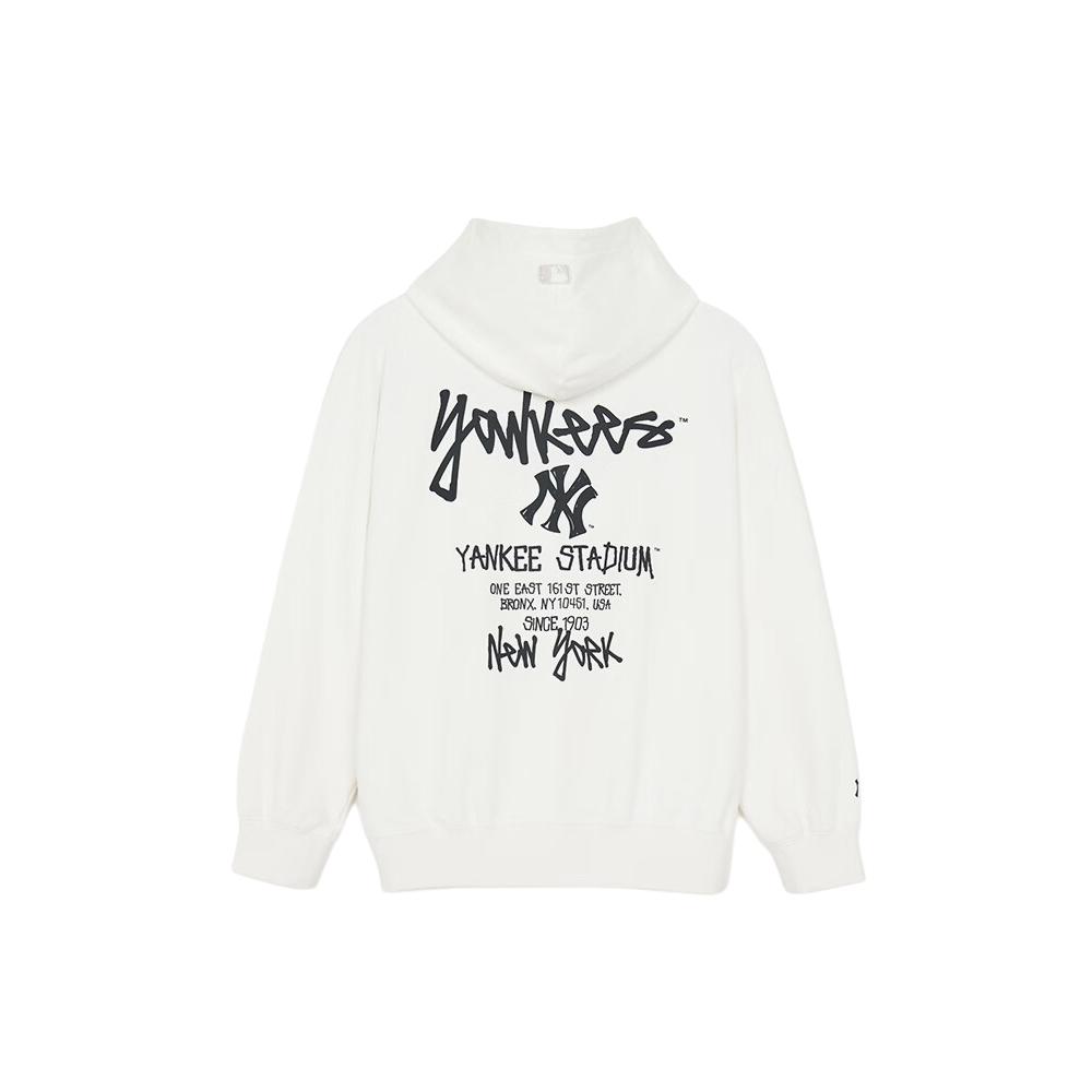 MLB New York Yankees SS26 Graffiti Print Back Logo Hoodie Unisex Hoodies 3AHDB0361-50IVS