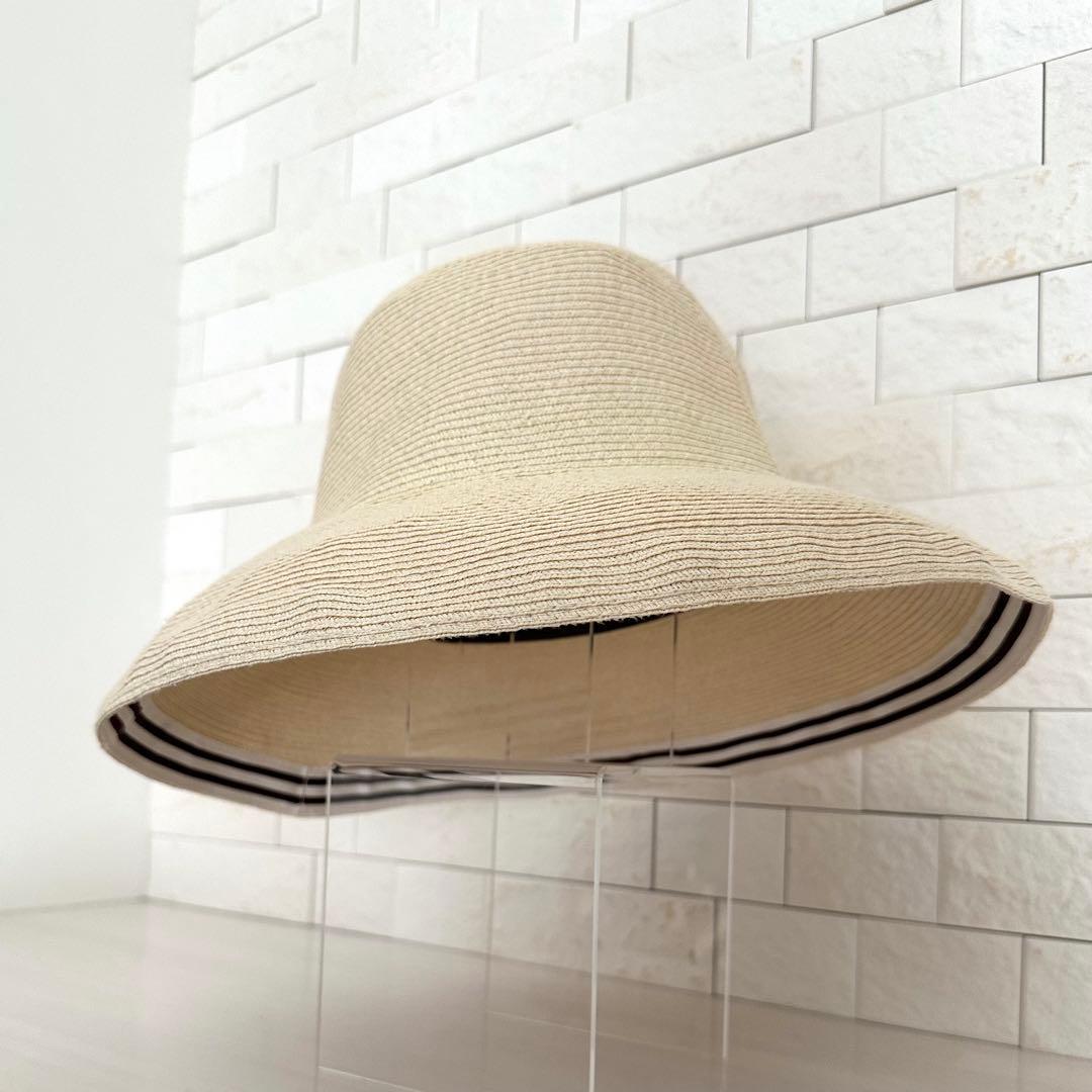 Used BEAMS Demi-Luxe Women s Hat Straw Hat Beige
