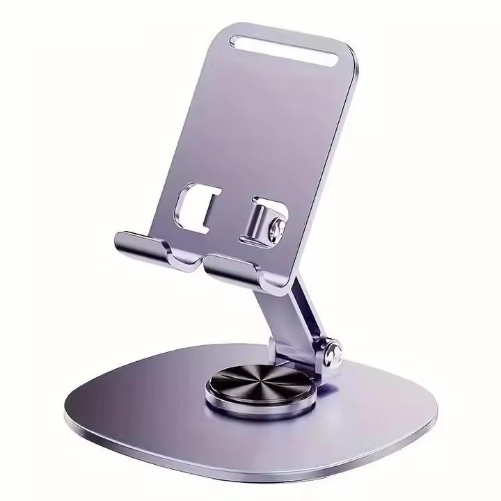 Portable Phone Tablet Holder for Samsung Height Adjustable Angle Phone Holder for Desktop чёрный