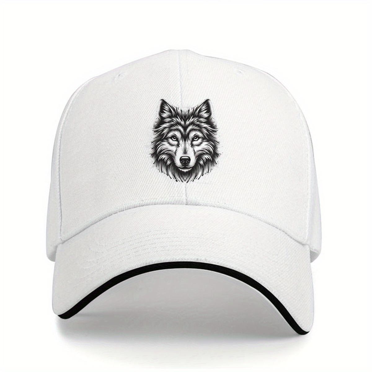 Bold Design Adjustable retro wolf head baseball cap  light and breathable polyester fiber suitable for outdoor sports and Adjustable