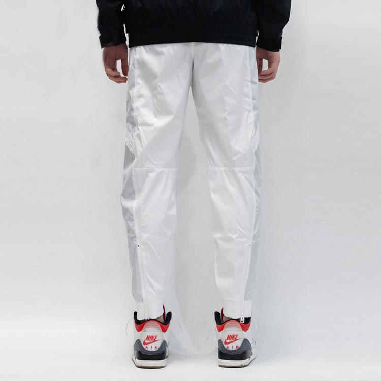 Nike Air Spliced Windproof Elastic Cuff Woven Pants Men Bottoms White DA0241-100