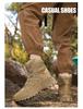Men's Large Combat and Hiking High-Top Boots