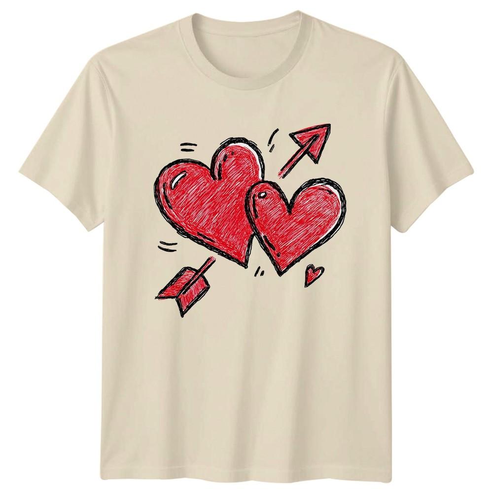 Two Hearts Beat As One TShirt Valentines Day Love