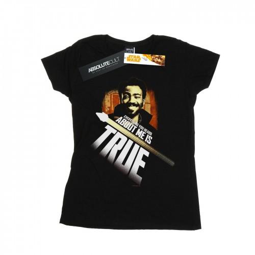 Star Wars Womens/Ladies Solo True Lando Cotton T-Shirt