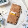Stylish Long Wallet Stay Connected Forever Large Capacity Portable Leather Purse