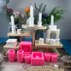 Resin Epoxy Candlestick Silicone Mold Candle Holder Mould DIY Craft Plasters Mold