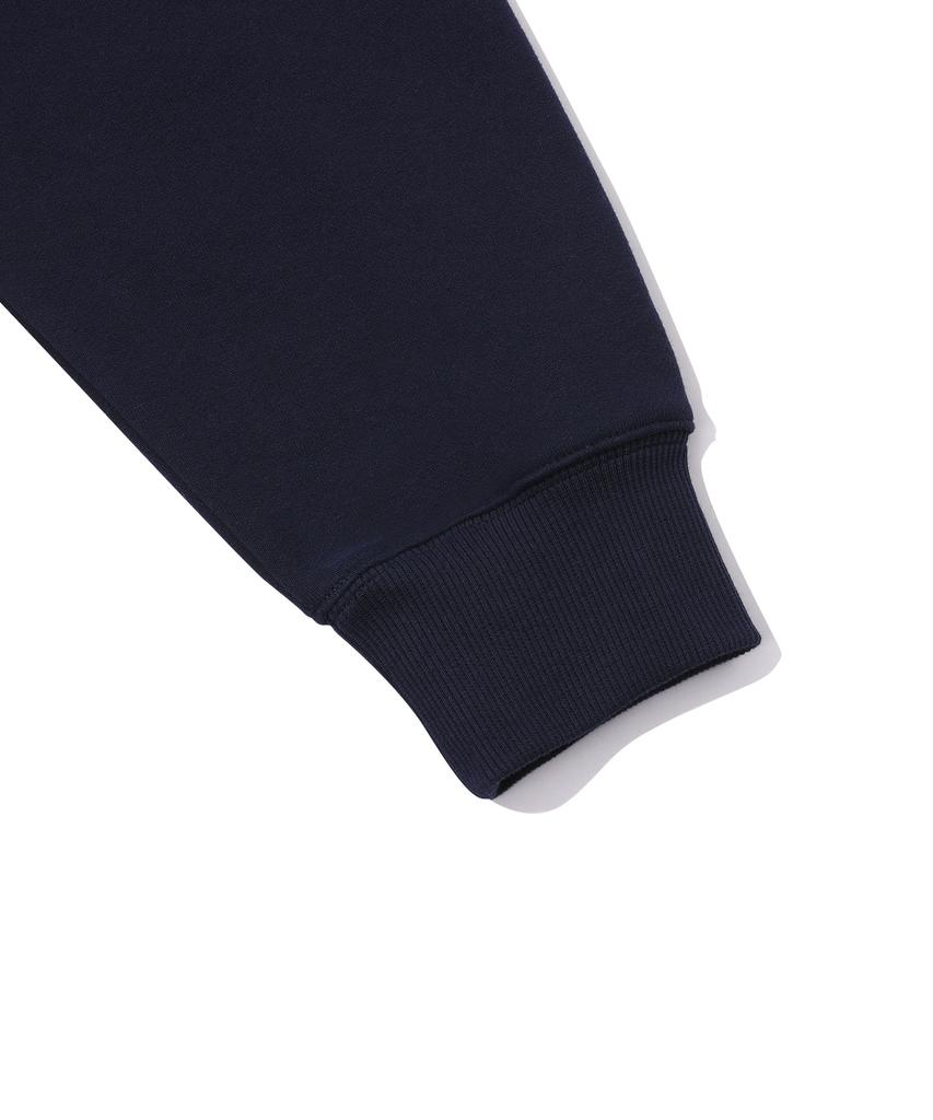 BEENTRILL Essential Hashtag Logo Fleece-Lined Sweatshirt (Navy)
