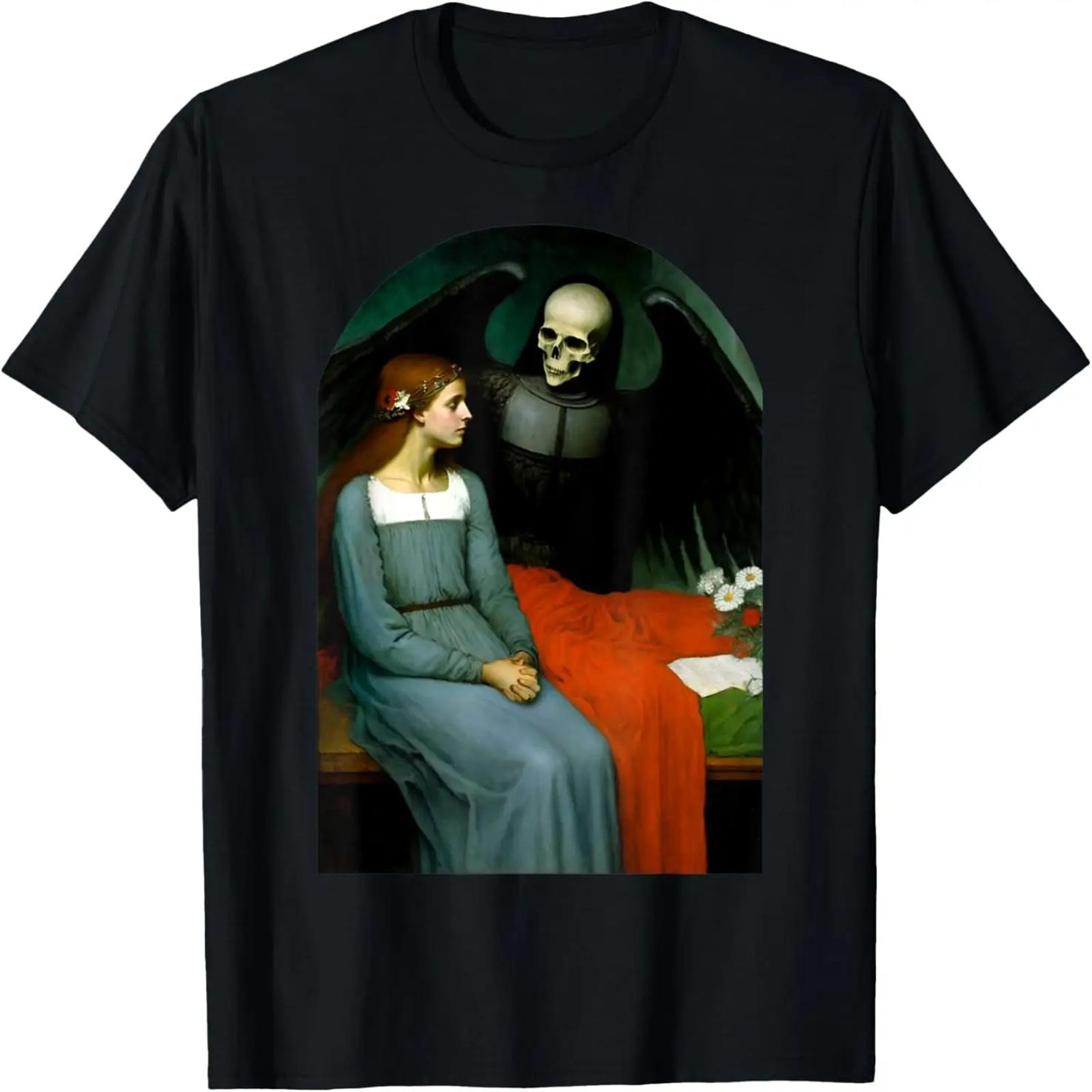 Футболка Reaper Of Death And Fair Maiden в стиле панк, готика, гранж S разноцветный
