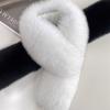 Fox Fur Square Scarf Winter New Ladies Real Warm Whole Fur Collar All-Match Solid Pattern