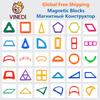 VINEDI Big Size Magnetic Blocks Magnetic Designer Constructor Set Model & Building Toy Magnets Educational Toys For Children