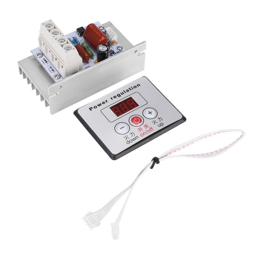 10000W SCR Voltage Regulator AC 220V 80A Adjustable Speed Controller Easy Installation High Power Thermostat Module Industrial