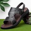 Fashion Men's Beach Open Toe Shoes Sandals High Quality Non-slip Men Slippers Breathable Two Uses Male Footwear Mens Summer Outdoor Shoe