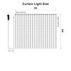 Smart Curtain Light 400 LED DIY Pattern Text APP Remote Control Halloween Christmas Store Bar Indoor Outdoor Party Decoration
