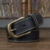 Handmade Vintage Distressed Frosted Leather Pin Buckle Men's Cowhide Belt Men's Casual Belt
