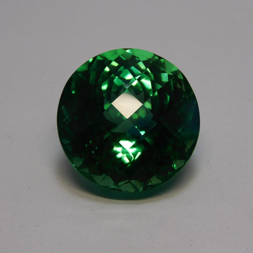 Natural Bluish Green Sapphire Loose Gemstone 44.30 Ct Montana Round Cut September Birthstone Gift