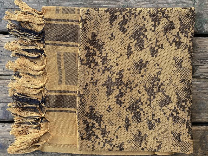 Military Camouflage Tassel Scarf - Outdoor Arab Shawl, Headscarf for Spring & Summer