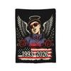 Oliver Tree Doodle Design Wool Blanket  Funny Throw Blankets for Home xcm Quilt