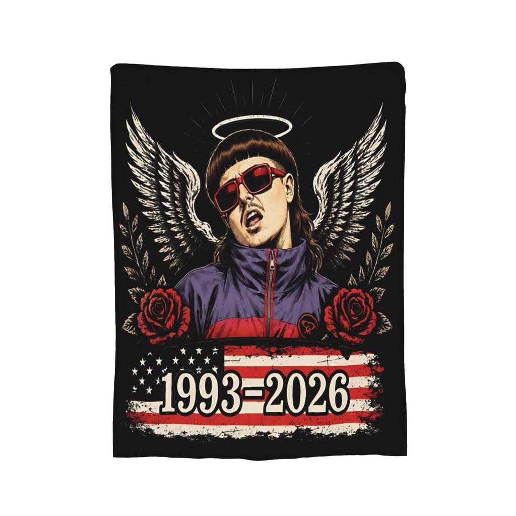 Oliver Tree Doodle Design Wool Blanket Funny Throw Blankets for Home xcm Quilt