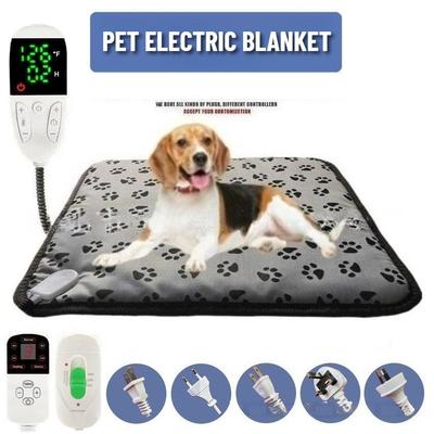 Matelas Chauffant Électrique Économe en Énergie Couverture Électrique Intelligente pour Animaux de Compagnie Coussin Chauffant Électrique Imperméable pour Chat et Chien