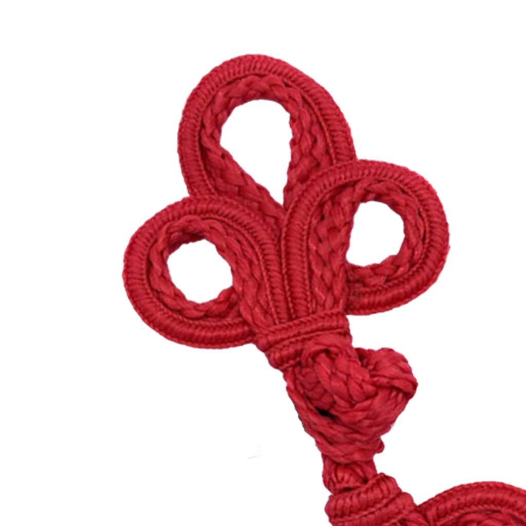 Retro Chinese Knot Button Handmade Nylon Cardigan Closure for Tang Suit Cloak Sweater Costume Sewing Projects