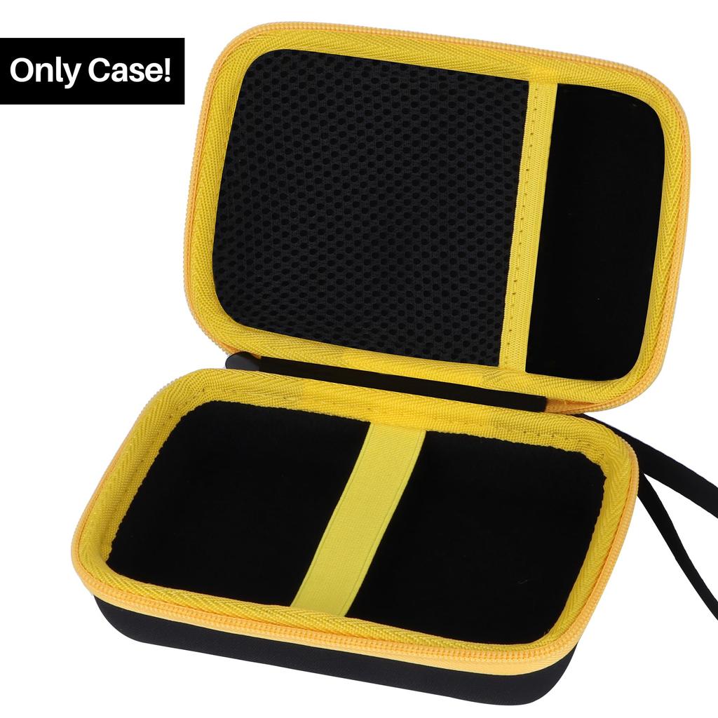 Lebakort Storage Case Compatible with Kodak Smile+ 2-in-1 Digital Instant Print Camera & Photo Printer (Black/Yellow Case)