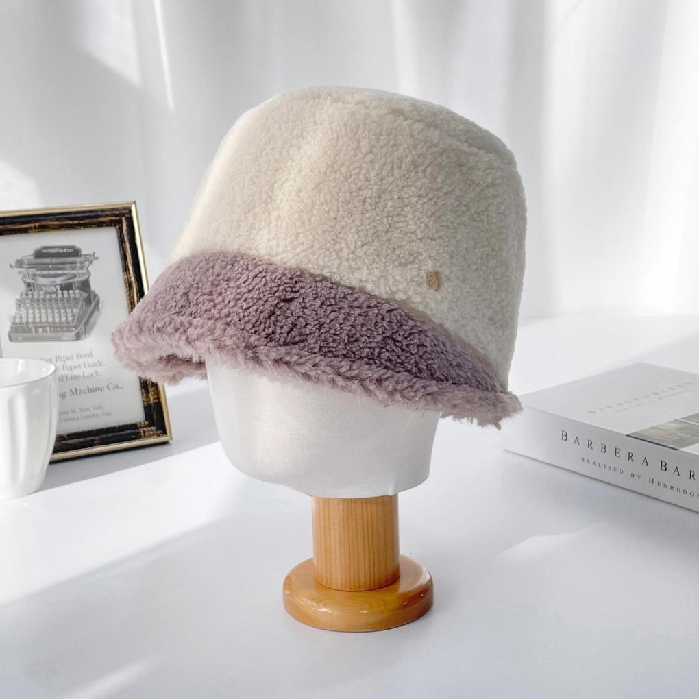 Women's and Men's Daily Diagonal Fleece Bucket Hat