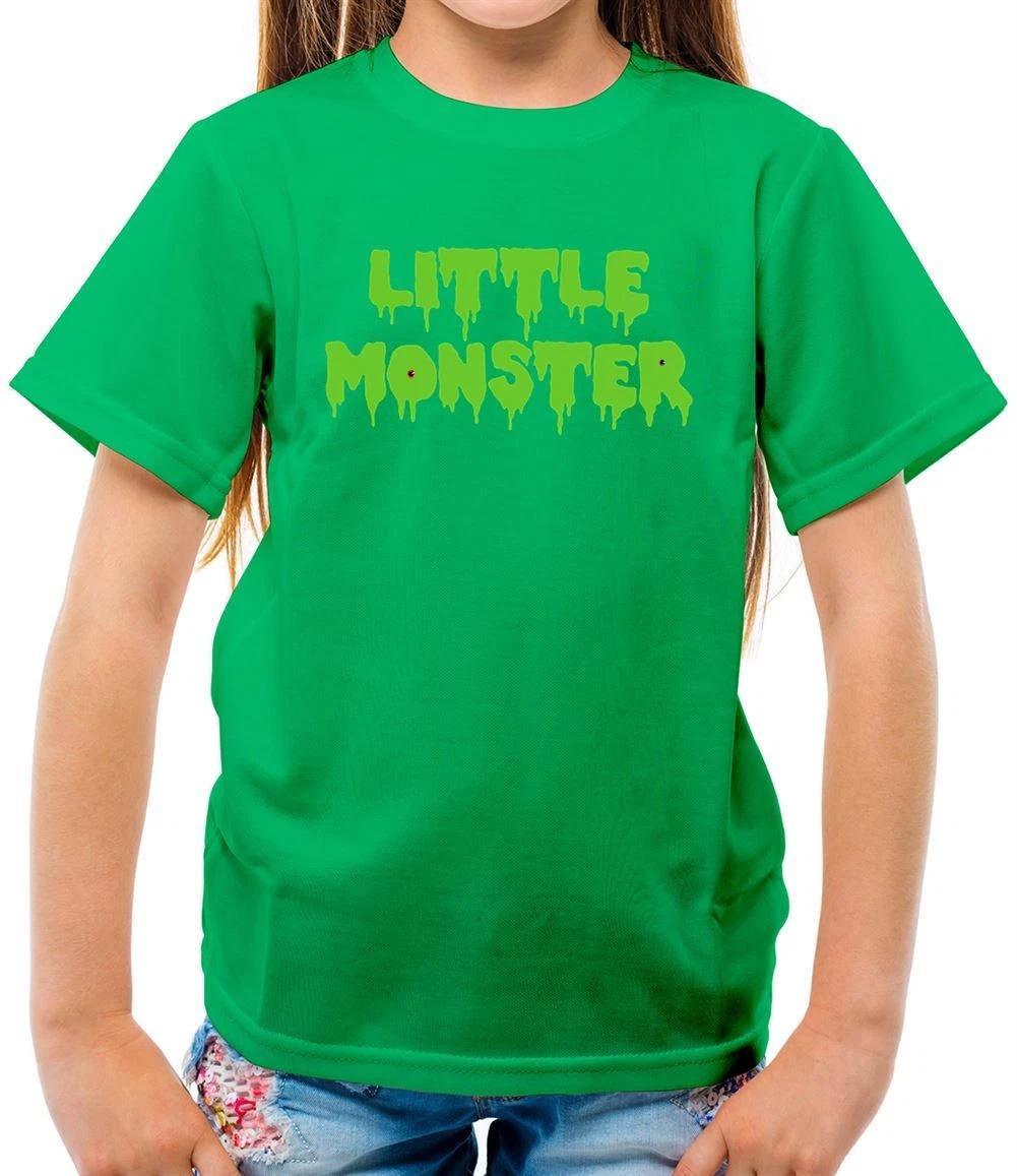 Little Monster - Kids T-Shirt - Halloween Costume Fancy Dress Ghost Scary Funny 150