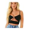 Missy Empire Womens/Ladies Cut Out Crop Top