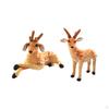 Lifelike Plush Sika Spotted Deer Home Decor Soft Sleeping Doll , Stuffed Animal for Kids