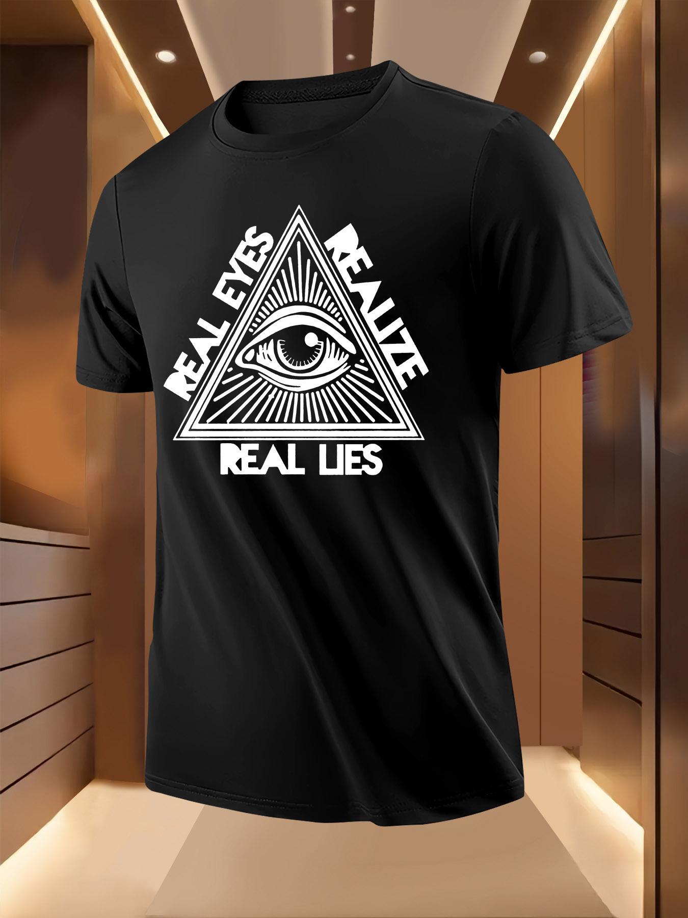 All-Seeing Eye Graphic Tshirt - Breathable Lightweight Po... S