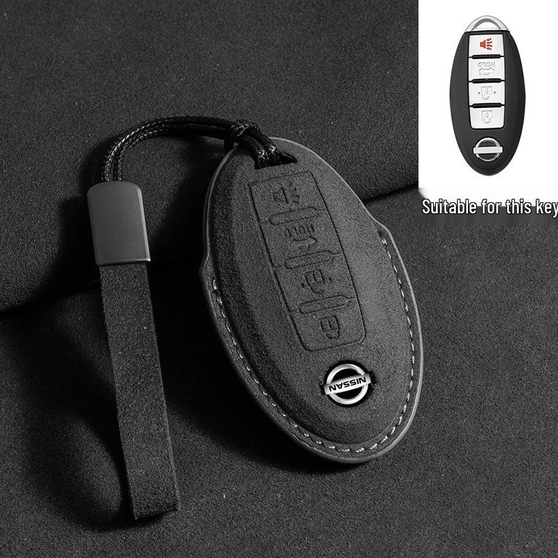 Nissan Car Key Cover for Altima, Sylphy (14th Gen), Qashqai, X-Trail, Tiida, Bluebird, Kicks, Tanlu, Loulan