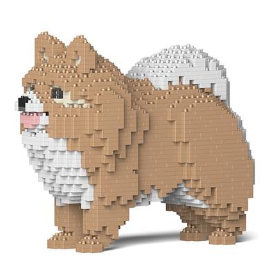 JEKCA Pomeranian Block Small, White + Yellow, popularne koreańskie zabawki