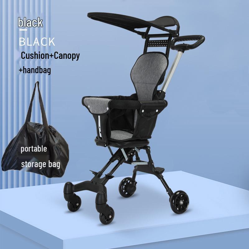 Ultra-Lightweight Reversible Baby Stroller: Foldable Stroller for Outings