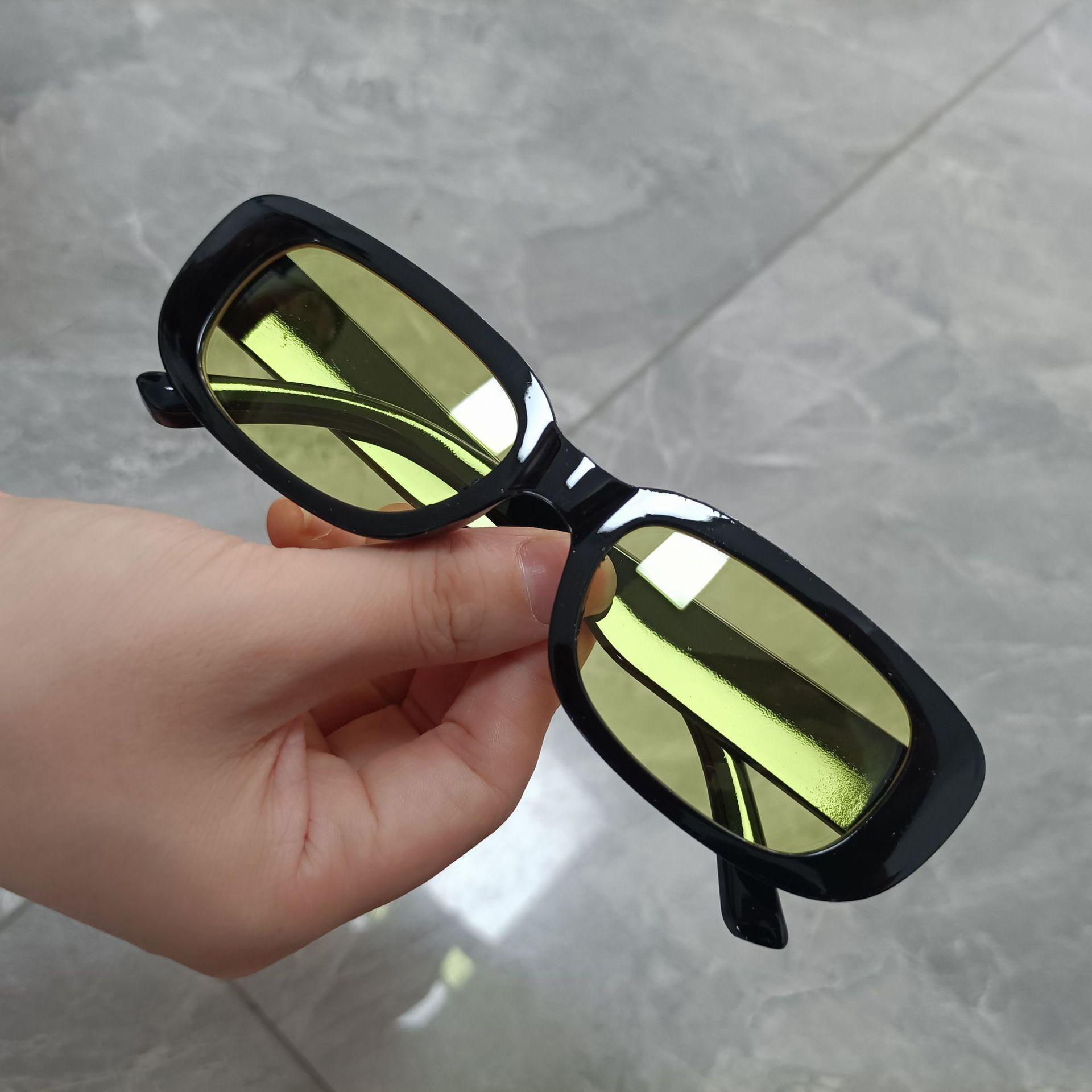 

Small Rectangular Sunglasses Women Oval Timeless Designer Sun Glasses For Women Shades Female Eye Wear Anti-glare UV400 Protection Glasses W36251WW-As shown