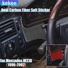 Carbon Fiber Car Accessories Driver Side Trim Cover Soft Sticker For Mercedes W210 E Class 1996 1997 1998 1999 2000 2001 2002