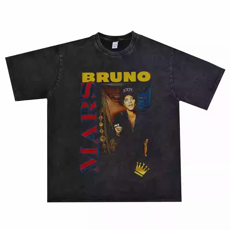 

Bruno Mars K Magic Personalized Trendy Washable and Aged Tshirt Comfortable Breathable Highquality Ins M