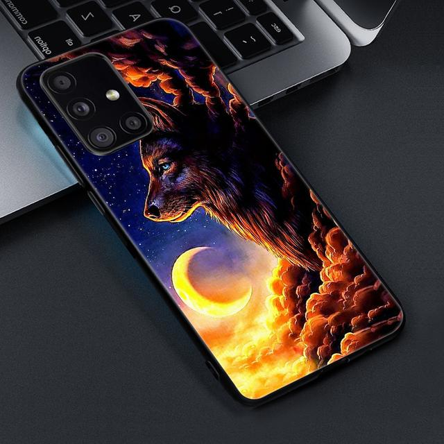 

Чехол с изображением волка и леопарда для Samsung Galaxy A52 A52s A72 A32 A22 4g A33 A53 5g A12 A50 A70 A51 A71 A72 A03 A21s, мягкий чехол из ТПУ For Samsung A22 5G