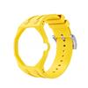 Dreifarbiger integrierter Silikon-Uhrenarmband-Mod-Kit mit Faltschließe Kompatibel mit Swatch X Royal Pop Uhrenzubehör